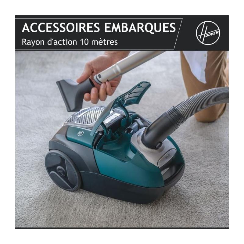 Aspirateur Traineau avec Sac - HOOVER HE530ALG - Spécial animaux et allergies