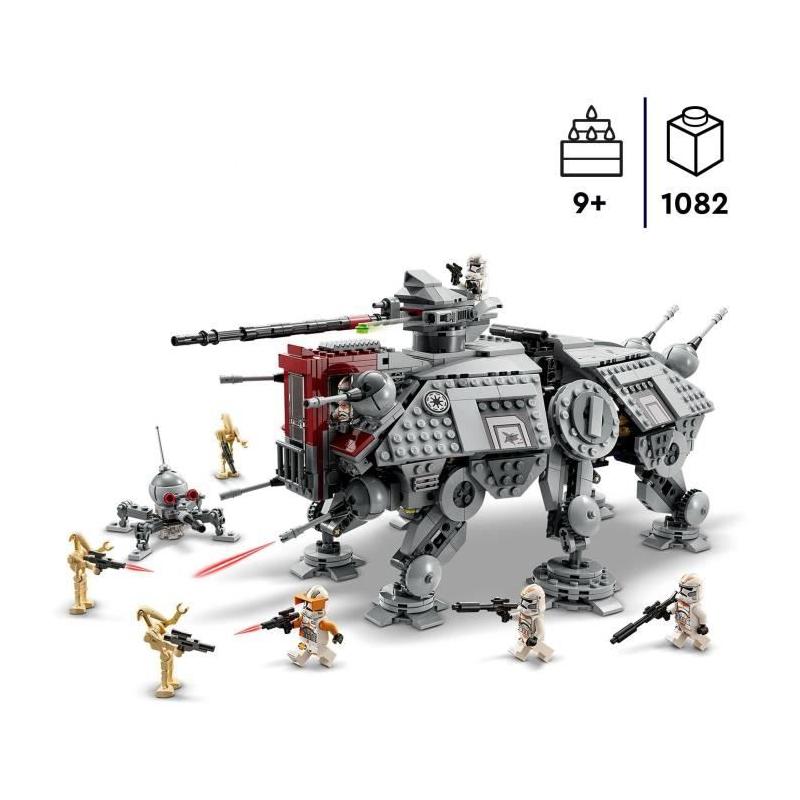 LEGO 75337 Star Wars Le Marcheur AT-TE - Jouet de Construction pour Enfants de 9 Ans