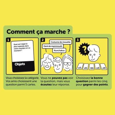 Questions délirantes pour surprendre vos amis - Jeu d'ambiance - MEGABLEU - 14 ans+