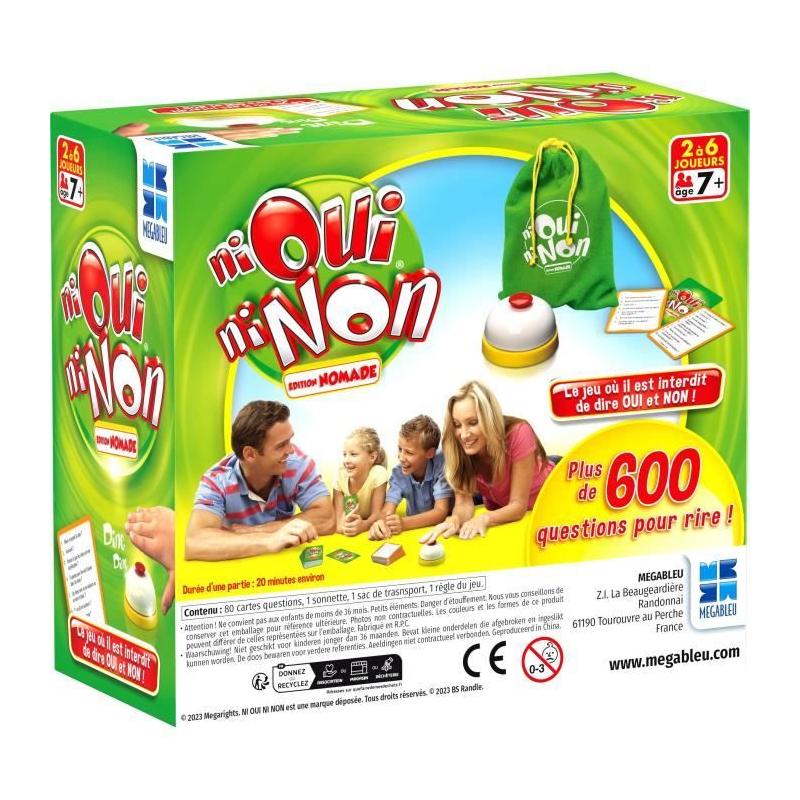 Ni Oui Ni Non - Jeu de voyage compact - MEGABLEU