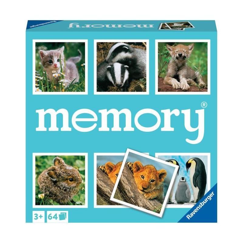 Jeux de mémoire - Grand memory avec 64 cartes - Petits Animaux