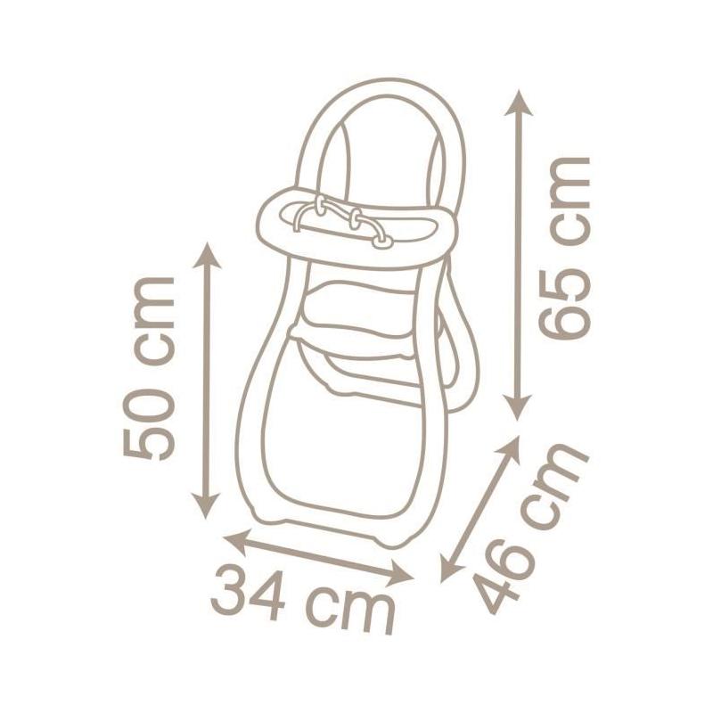 Chaise haute pour poupon Smoby - Fabriqué en France