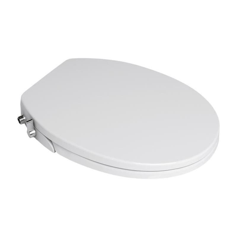 Abattant WC Japonais Clenea - Blanc, dimensions compactes