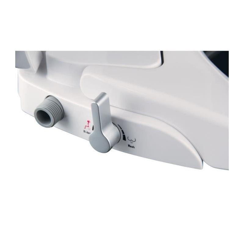 Abattant WC Japonais Clenea - Blanc, dimensions compactes
