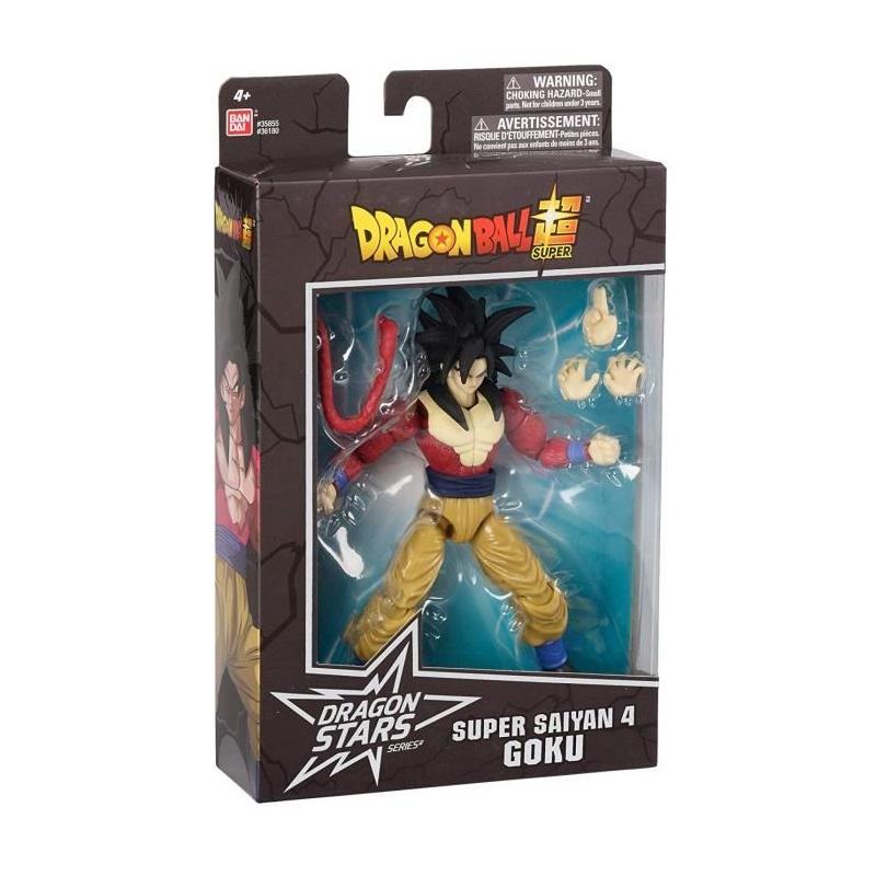 Figurine Dragon Ball 17cm - BANDAI - Super Saiyan 4 Goku - Collection Dragon Stars