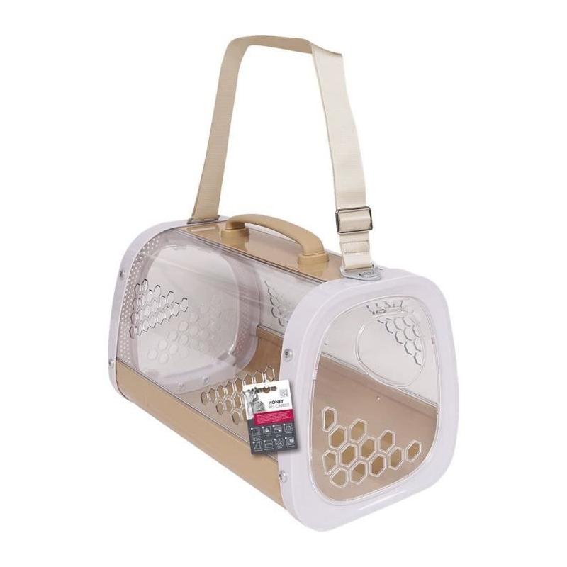 Sac de transport pour chat ou chien - Mpets - HONEY - Café - 59,1x38,1x35,4 cm