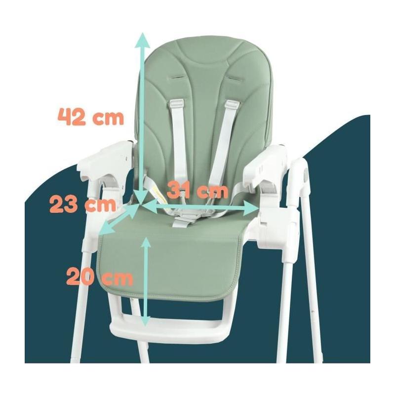 Chaise haute LOOPING - Multifonctions - Compact
