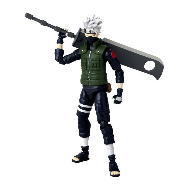 Figurine Anime Heroes - Naruto Shippuden Kakashi Hatake (4ème Grande Guerre Ninja) - 17 cm