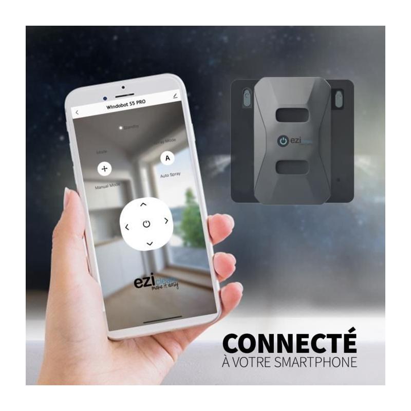 Robot Lave-vitres EZICLEAN Windobot S6 ULTRA - Performant et Silencieux