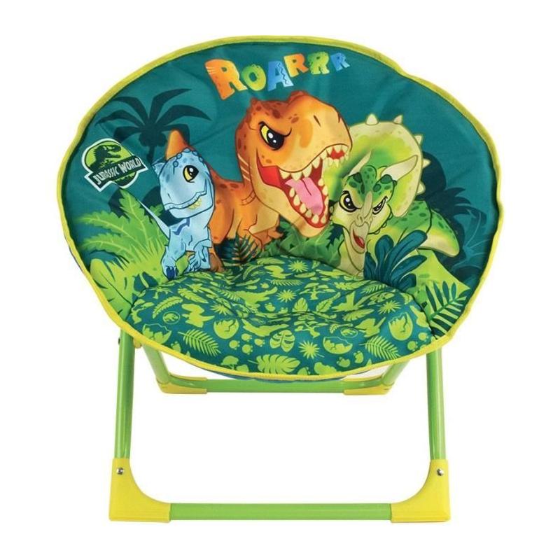 Chaise Enfant Dinosaure Fun House - Pliable - H.47 x L.54 x P.42 cm