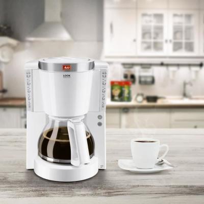 Cafetière Melitta Look IV Selection 1011-03 Blanc/Acier Brossé
