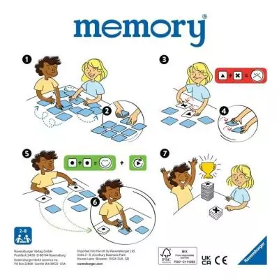 Jeu de mémoire Ravensburger Pat'Patrouille - Amusez-vous à mémoriser!