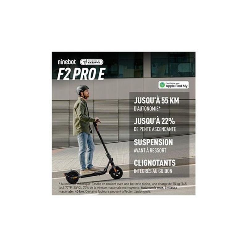 Trottinette électrique SEGWAY-NINEBOT F2 Pro E - 450W - 10 pouces