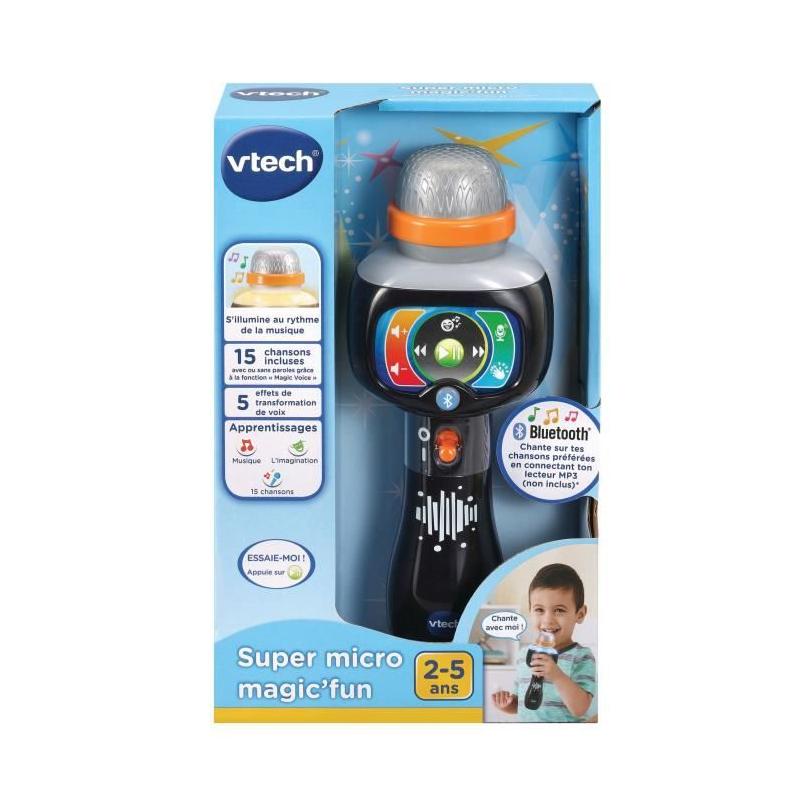 Microphone pour enfant VTECH - Super Micro Magic'Fun - Bluetooth et effets sonores