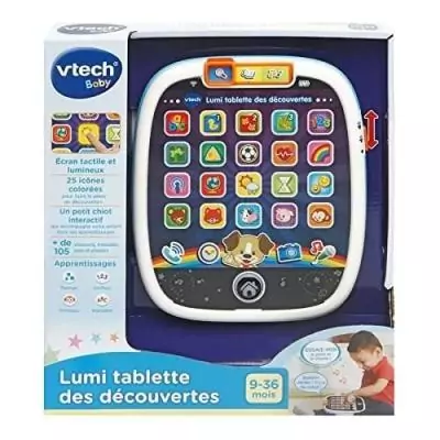 Tablette VTECH BABY Lumi des Découvertes Blanche - Jeu tactile pour les petits