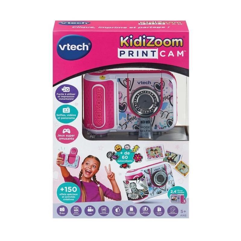 VTECH KIDIZOOM PRINT CAM (ROSE) - Appareil photo enfant compact