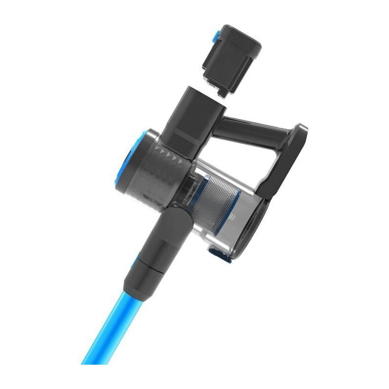 Aspirateur balai sans fil ARTHUR MARTIN - Autonomie 40 min - 2 batteries - Bleu