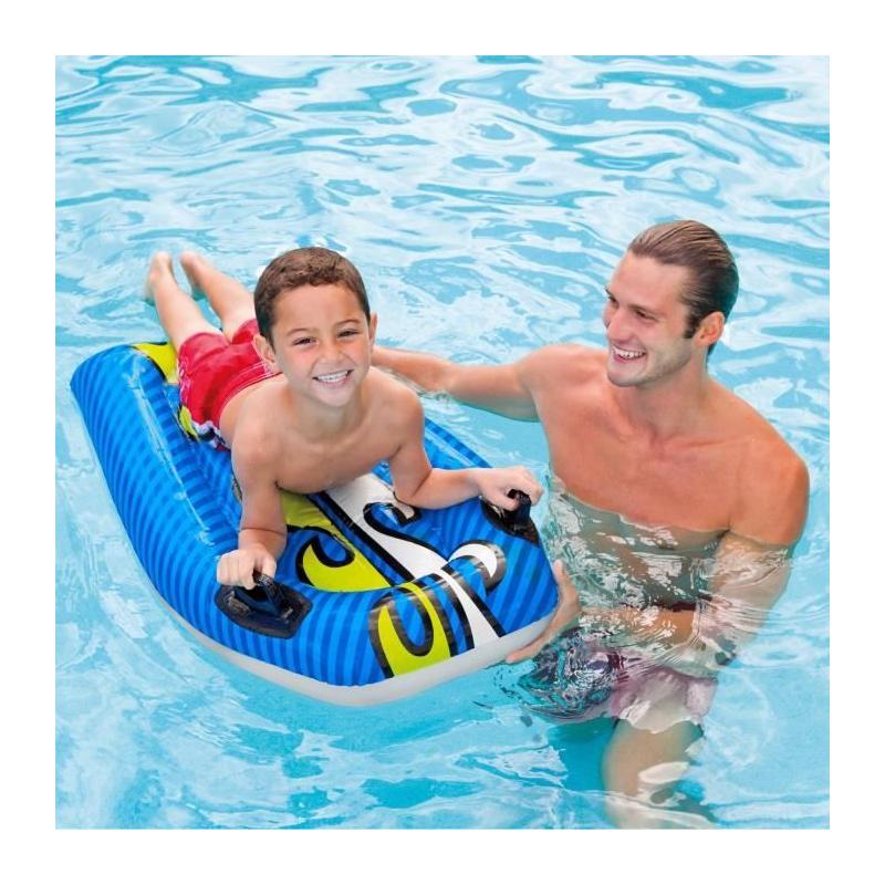 Bodyboard Gonflable Enfant Intex - 112x62 cm - 2 Modèles Assortis
