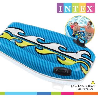 Bodyboard Gonflable Enfant Intex - 112x62 cm - 2 Modèles Assortis