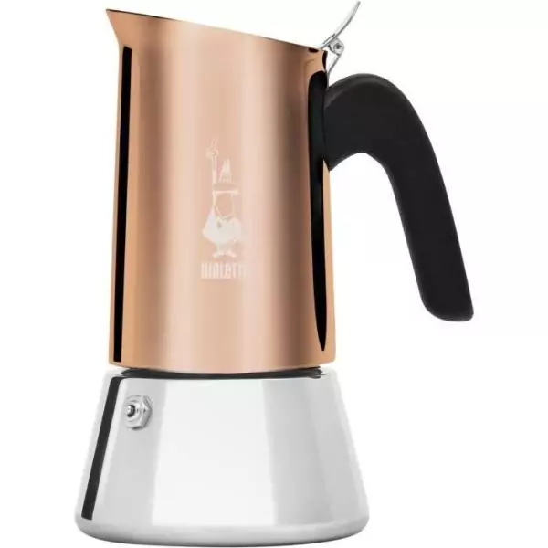 Cafetiere italienne - BIALETTI - NEW VENUS - 4 tasses - 0,17 L - Cuivre