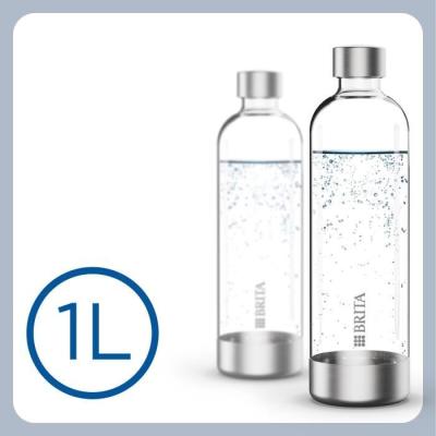 Pack de 2 bouteilles BRITA en PET - sodaONE - 1L - Gazéifiez vos boissons!