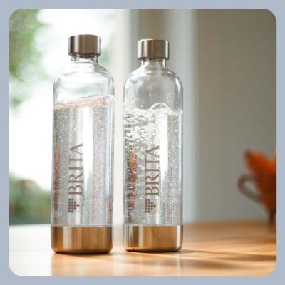 Pack de 2 bouteilles BRITA en PET - sodaONE - 1L - Gazéifiez vos boissons!