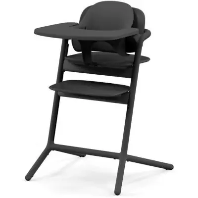 Chaise haute évolutive CYBEX LEMO 2 - Pack 3 en 1 - Noir