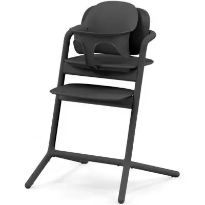 Chaise haute évolutive CYBEX LEMO 2 - Pack 3 en 1 - Noir