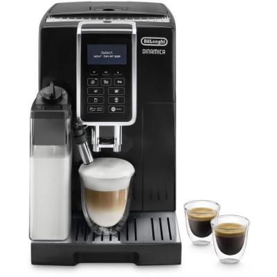 Machine expresso automatique avec broyeur - DELONGHI Dinamica ECAM 350.55.B - Noir | Dimensions compactes