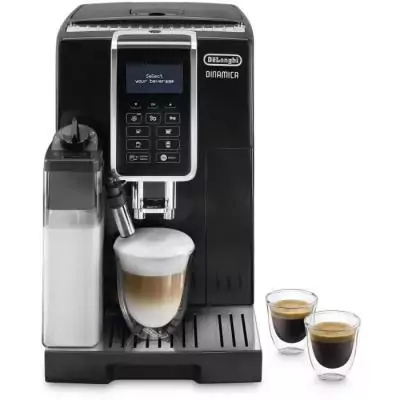 Machine expresso automatique avec broyeur - DELONGHI Dinamica ECAM 350.55.B - Noir | Dimensions compactes