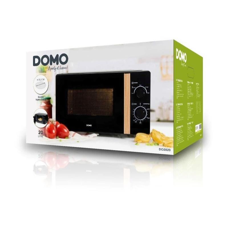 Micro-ondes DOMO DO2820: Compact et puissant, idéal pour votre cuisine