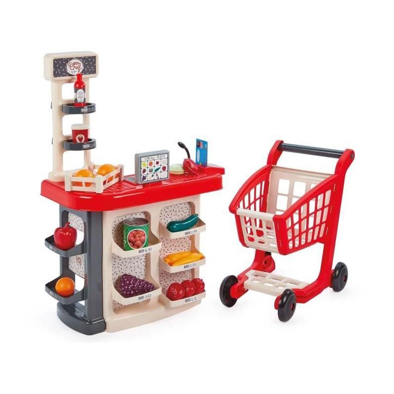 Kit de caisse + chariot - Pour un vrai magasin - ECOIFFIER