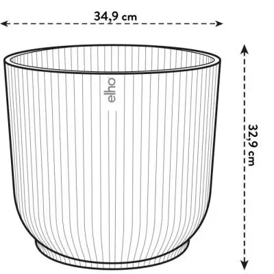Pot de fleurs ELHO Vibes Fold - Bleu - Ø 35 x H 32 cm - 100% recyclé Pot de fleurs ELHO Vibes Fold - Bleu - Ø 35 x H 32 cm - 100% recyclé