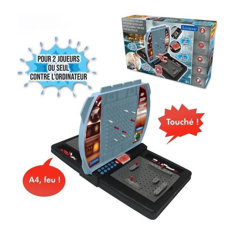 Jeu de bataille navale électronique parlante et lumineux - 2 joueurs