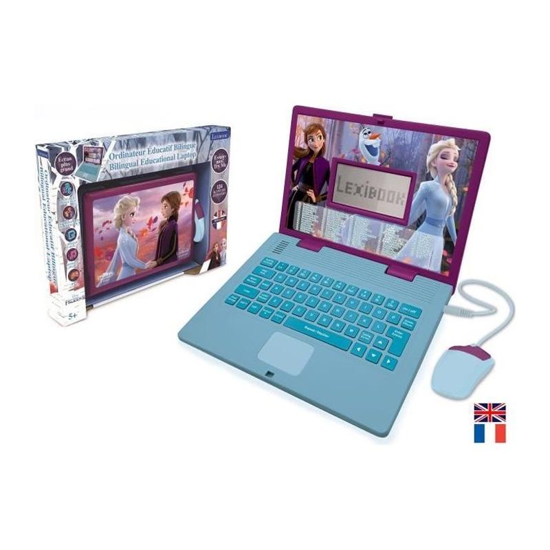 Ordinateur Educatif Bilingue La Reine des Neiges - 124 activités - LEXIBOOK
