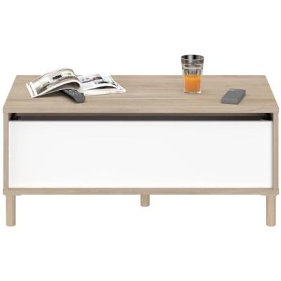 Ensemble salon design - MORPHOS - Blanc/Chene - PARISOT