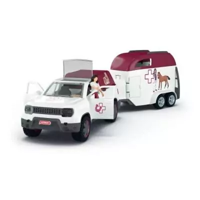 Coffret Vétérinaire mobile avec remorque SCHLEICH 42704 - Horse Club