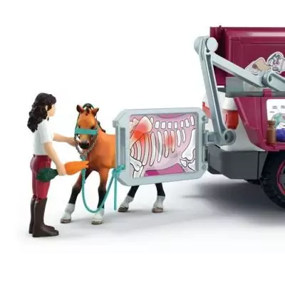 Coffret Vétérinaire mobile avec remorque SCHLEICH 42704 - Horse Club
