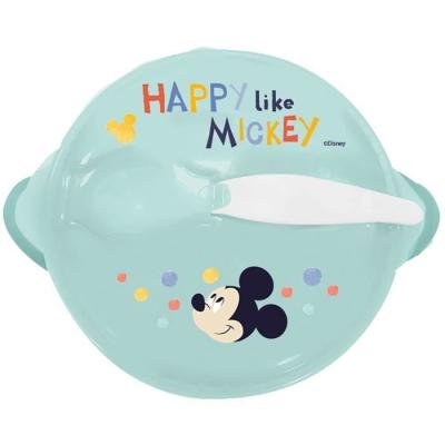 Bol hermétique Mickey +10mois avec ventouse et cuillère
