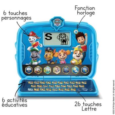 Tablette Éducative VTECH - Pat Patrouille - Pour Enfants de 3 ans et plus - Bleu