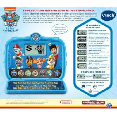 Tablette Éducative VTECH - Pat Patrouille - Pour Enfants de 3 ans et plus - Bleu