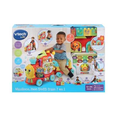 Porteur Maxiloco Mon Trotti Train 7 en 1 - Rouge Musical - VTECH BABY