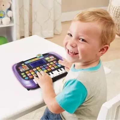 Tablette éducative VTECH P'tit Genius Magic Light - Noir/Bleu