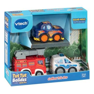 Découvrez le Coffret Trio Véhicules Série Pro - Idéal pour Circuit Miniature!