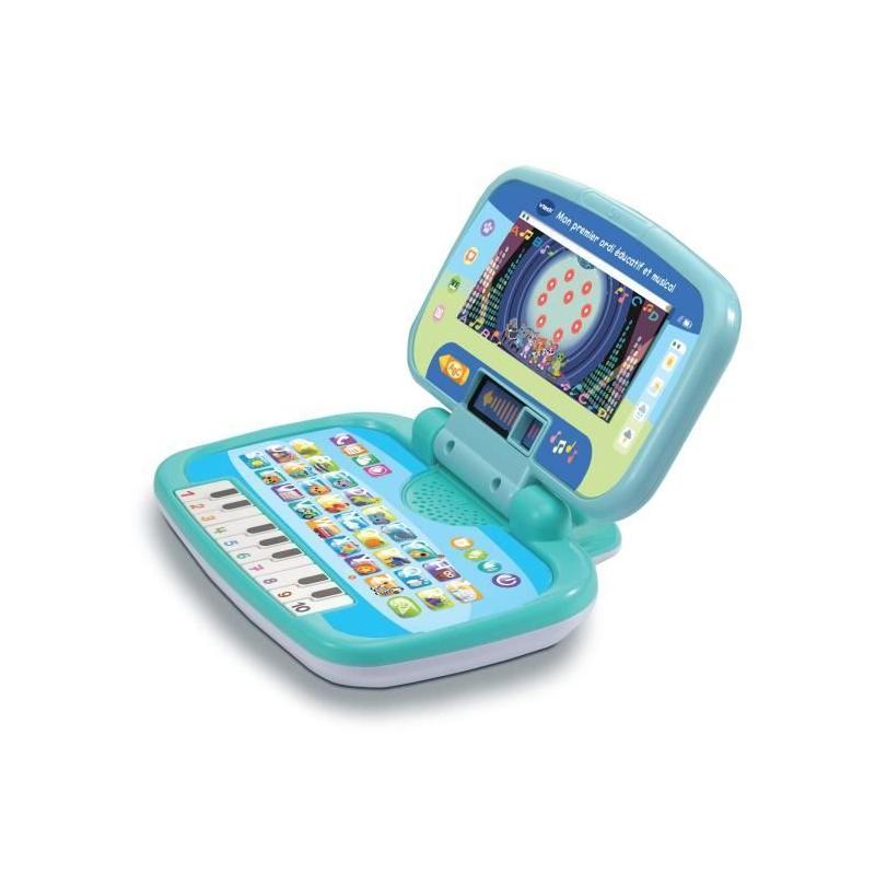 Un premier ordinateur éducatif et musical pour enfants de 33 x 30 x 7 cm