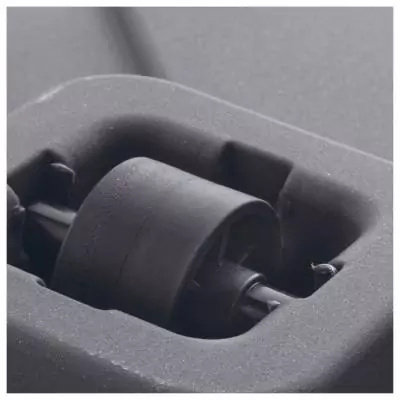 Pot de fleur Cube DEROMA Cosmo 38 cm - Gris cendré - Réservoir d'eau - Roulettes Pot de fleur Cube DEROMA Cosmo 38 cm - Gris cendré - Réservoir d'eau - Roulettes