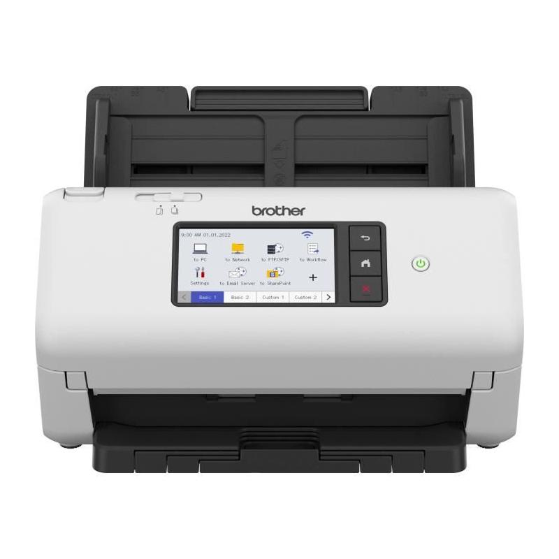 Scanner de documents bureautique recto-verso Brother ADS-4700 - Performances 40 ppm/80 ipm