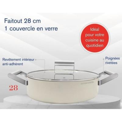 Faitout Arthur Martin AM1102 - Aluminium Forgé 28 cm - Induction + four