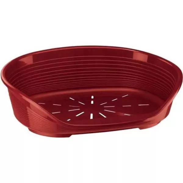 FERPLAST Corbeille SIESTA DELUXE Taille 6 - 70,5*52*23 cm - Bordeaux