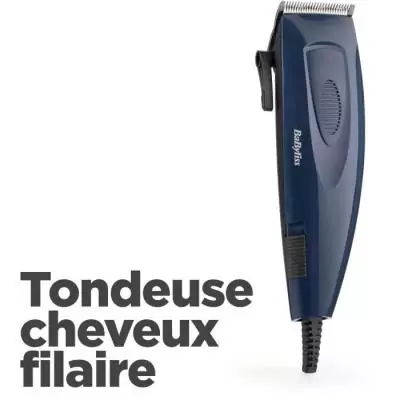Tondeuse Cheveux BaByliss E695E - Lames en acier inoxydable - 8 guides de coupe